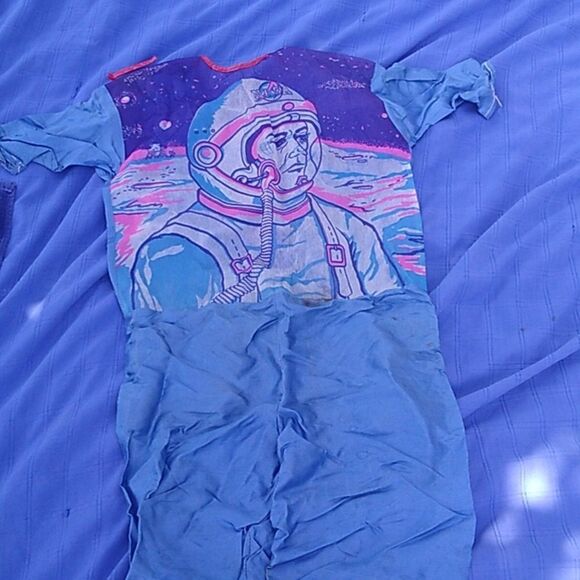 Antique Halloween Astro Astronaut Costume with Mask - Picture 3 of 9